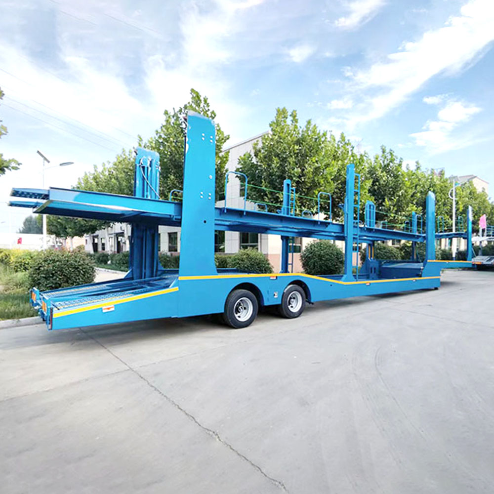 Remolque semirremolque transportador de coches de 2 ejes