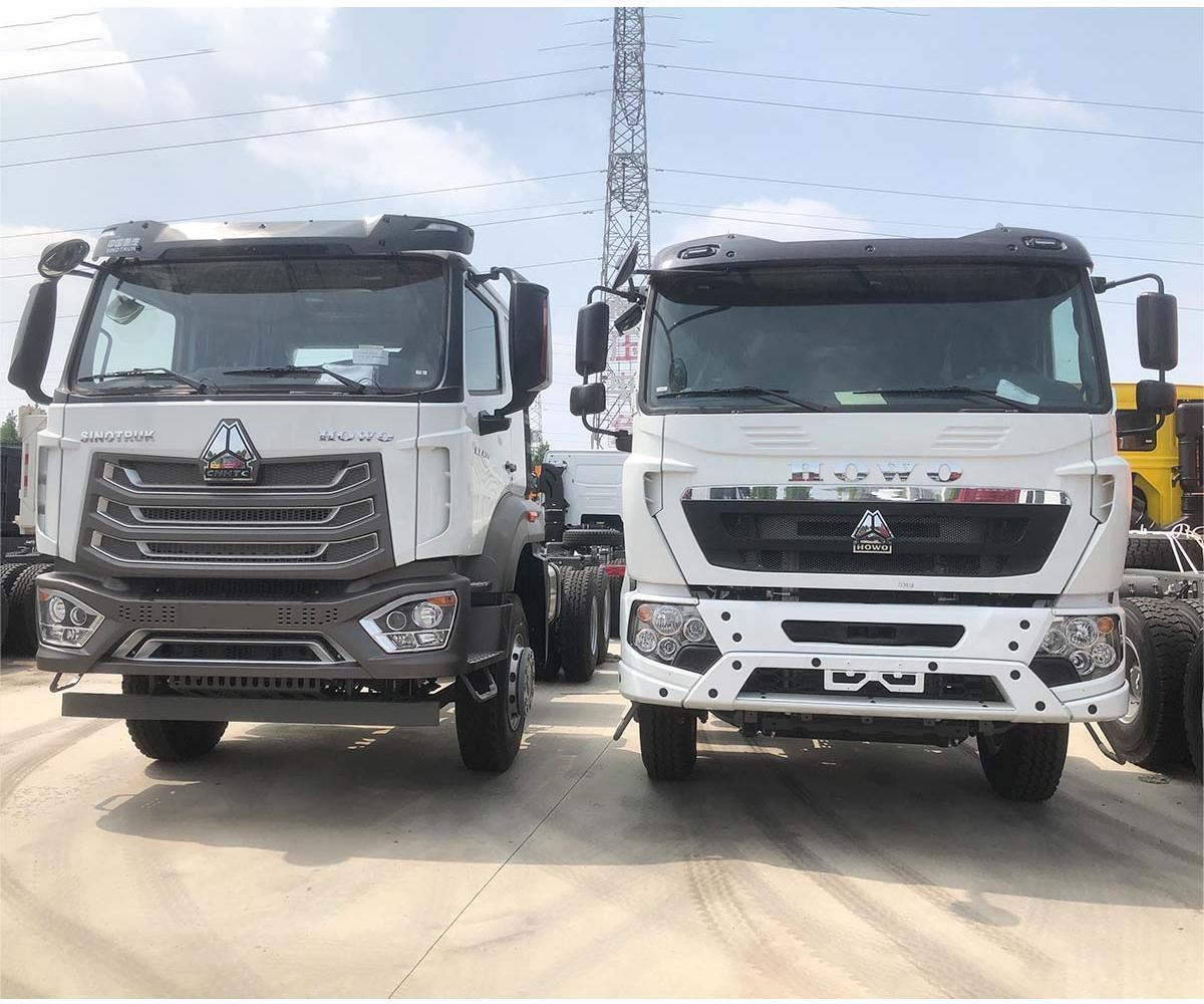 HOWO 400HP 6×4 Tractor Truck Front View