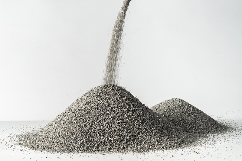 Broken cat litter