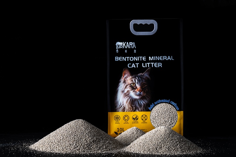 Fast clumping cat litter