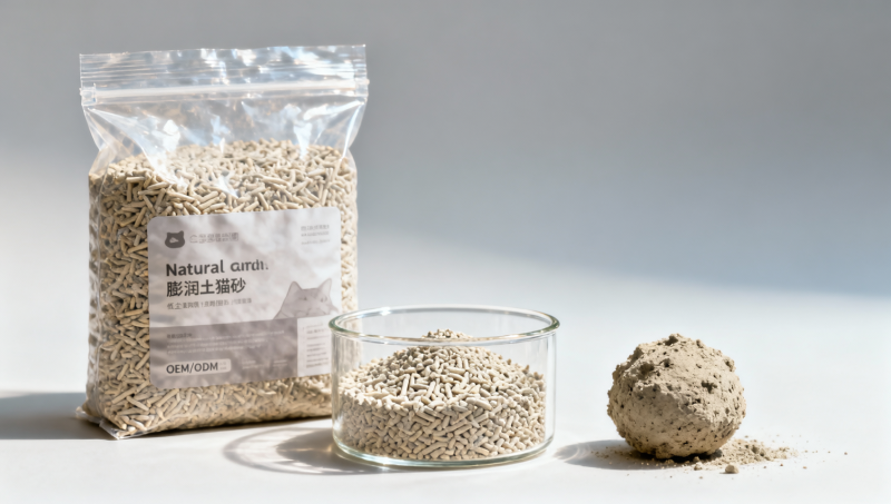 Private label or custom formula for natural mineral cat litter ODM?