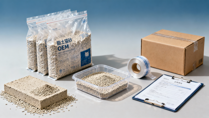 What can delay a bentonite clay cat litter OEM launch?