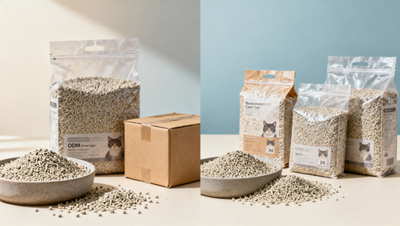 Natural mineral cat litter ODM or private label for 2026?