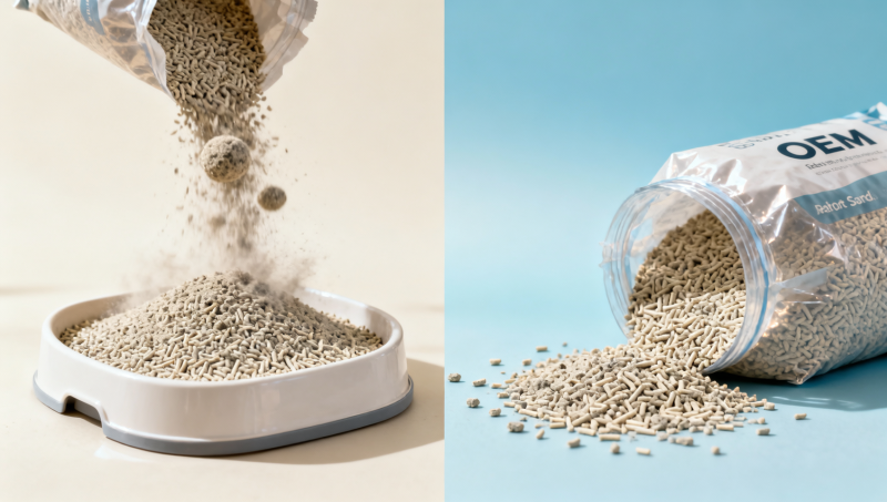 Low dust or hard clumping in OEM bentonite cat litter?