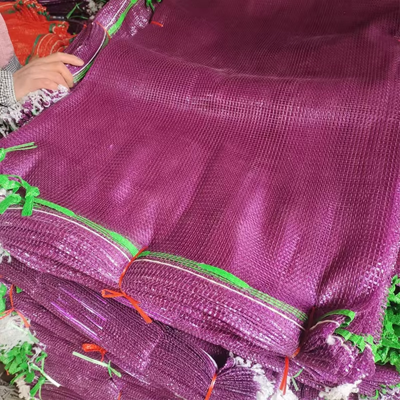 Factory direct sales L-shaped sewn PP mesh bags