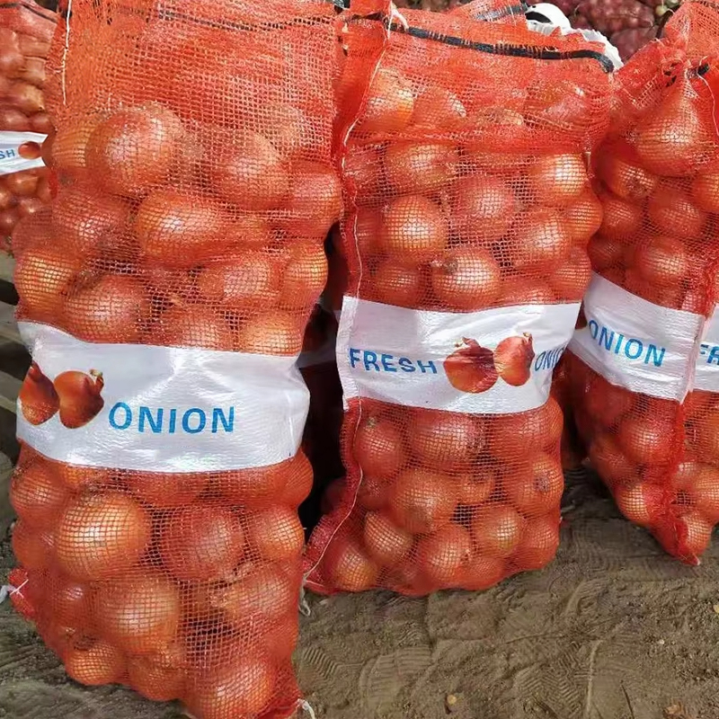 Customized plastic mesh bags for fruits and vegetables