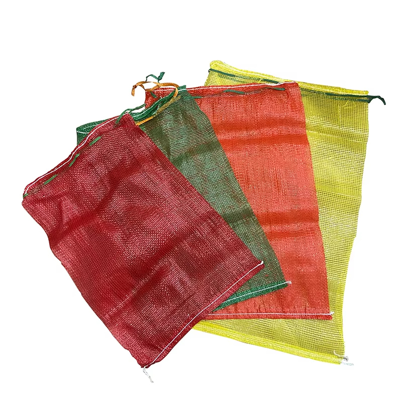 Customized plastic mesh bags for fruits and vegetables