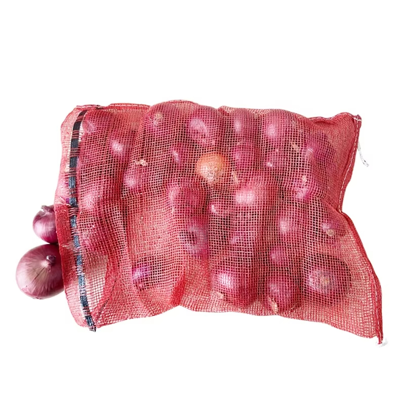 Customized plastic mesh bags for fruits and vegetables