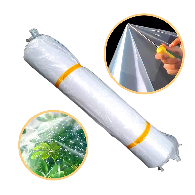 UV-resistant transparent flexible PVC greenhouse plastic film