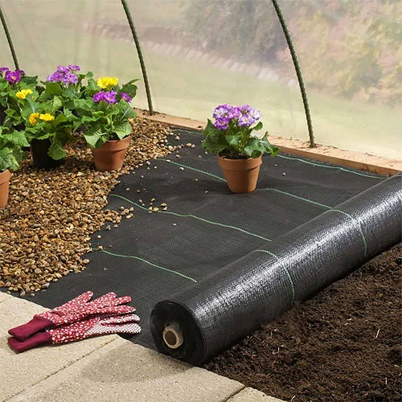 Multi-functional weed control mats are suitable for agriculture and gardens