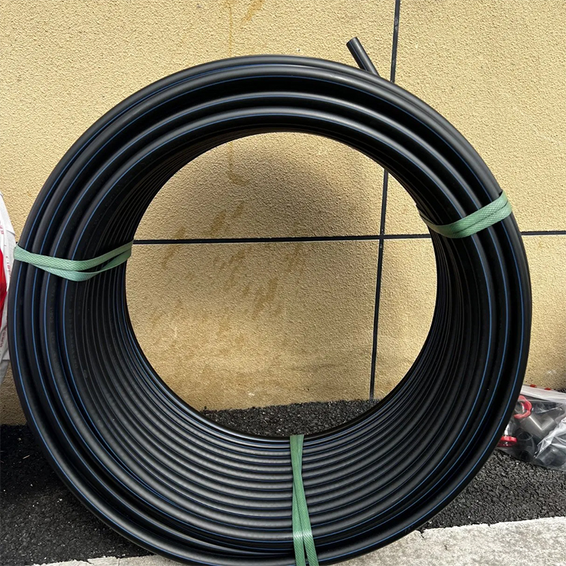 PE plastic pipes are used for water supply