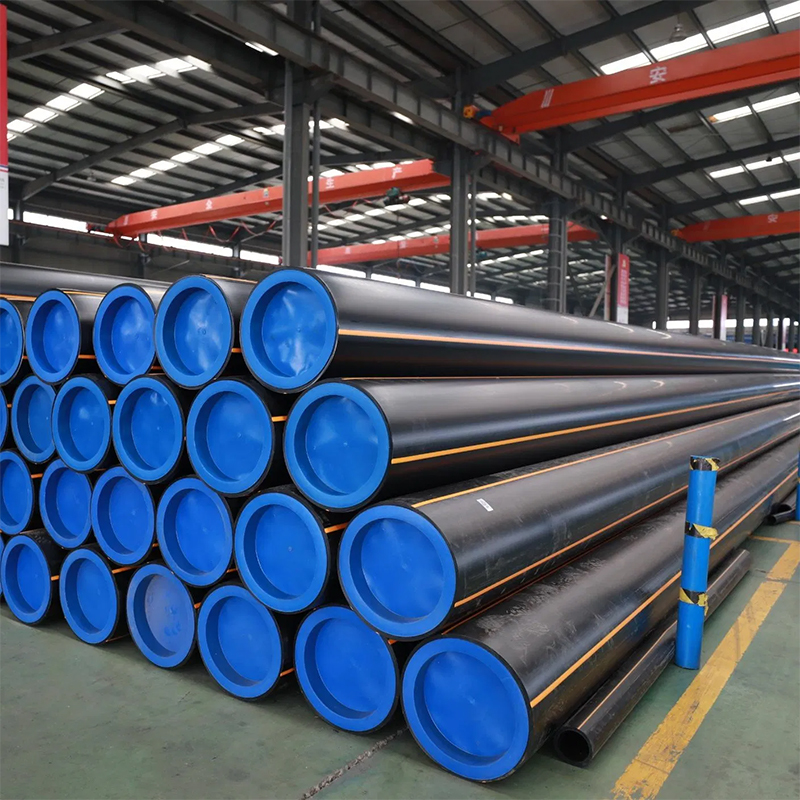 PE plastic pipes are used for water supply