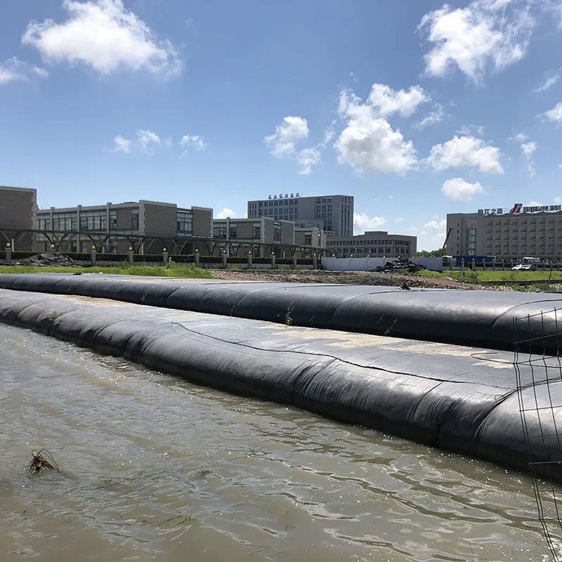 Sludge dewatering geotextile pipes