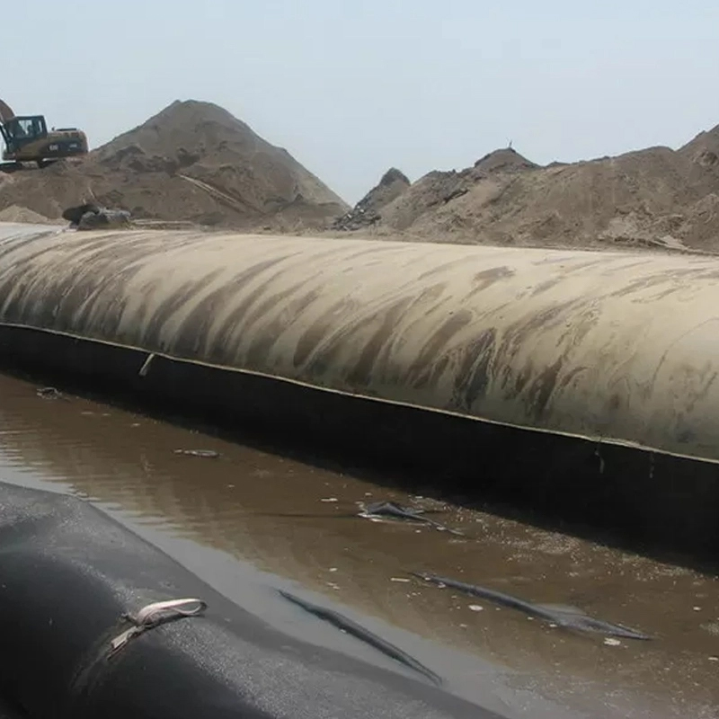 Beach and marine protection geotextile pipes