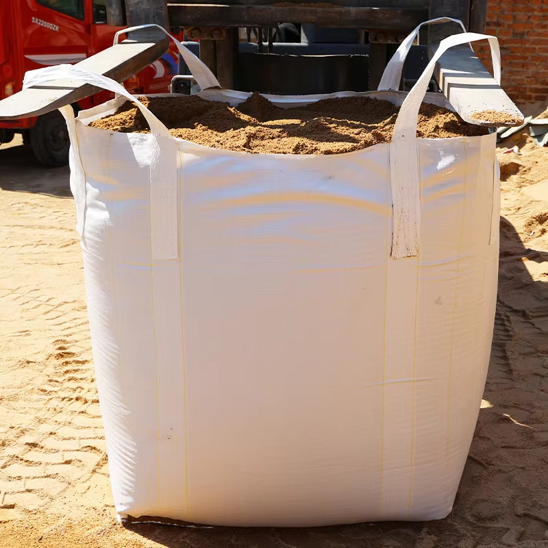 PP 1-ton container bag, white ton bag