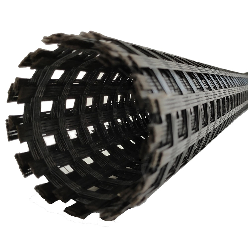 Warp Knitted Polyester Geogrid Use for Embankment and Water Conservancy Projects