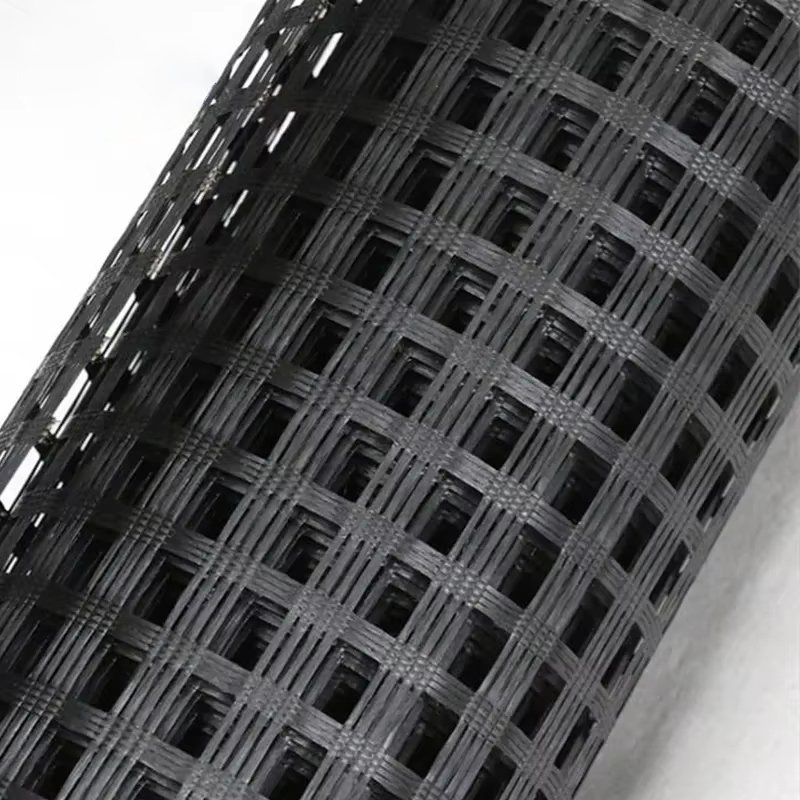 Fiberglass PP polyester geogrid