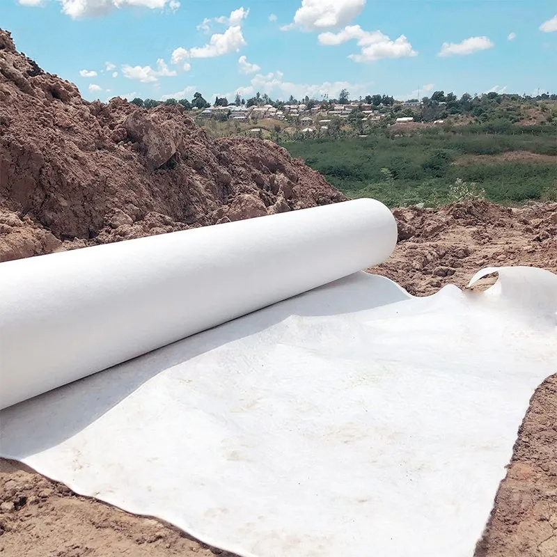 Waterproof composite polyester geotextile