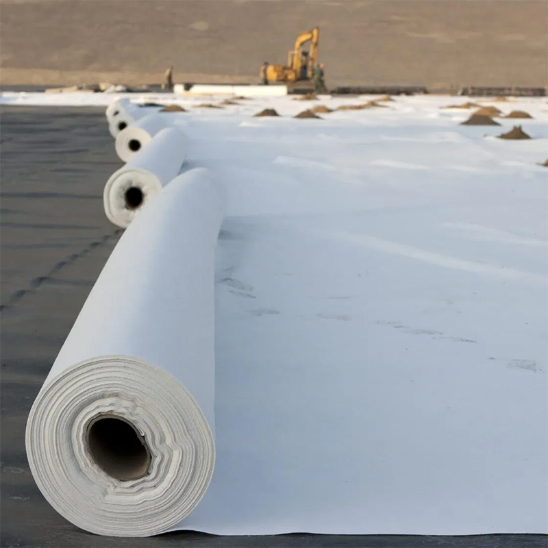 Polyester continuous filament needle-punched nonwoven geotextile