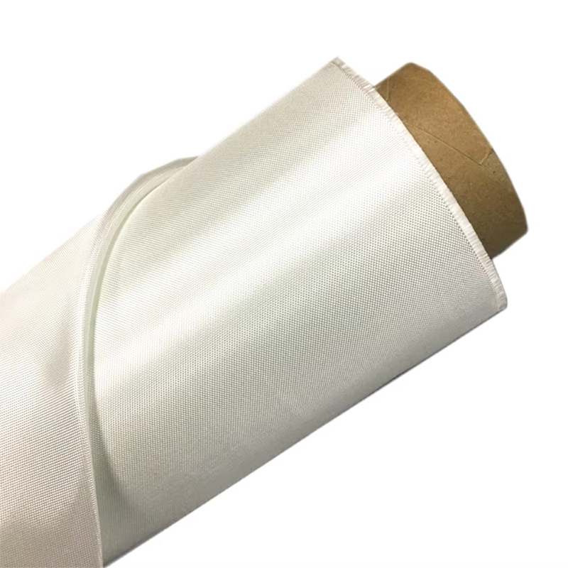Long-filament composite polyester woven geotextile
