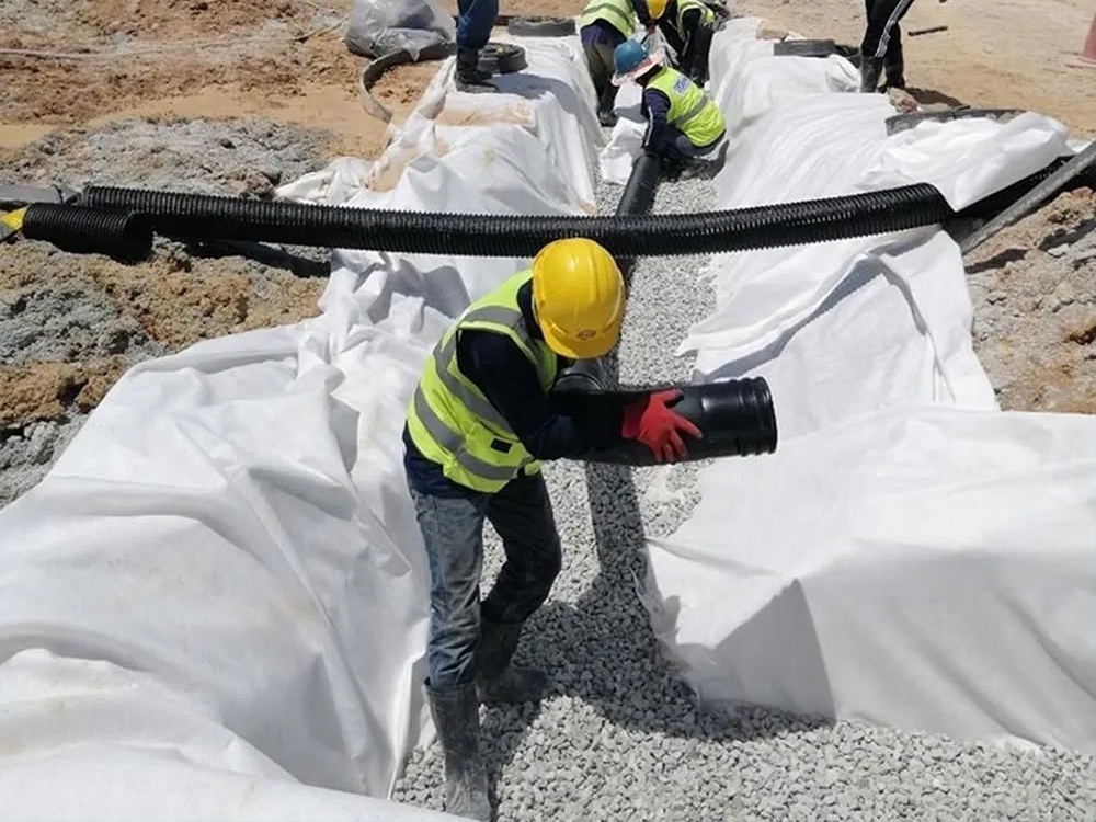 The role of polyester geotextile in water conservancy projects