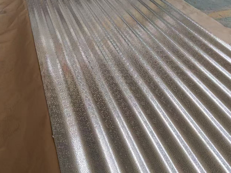 Aluminum corrugated sheet