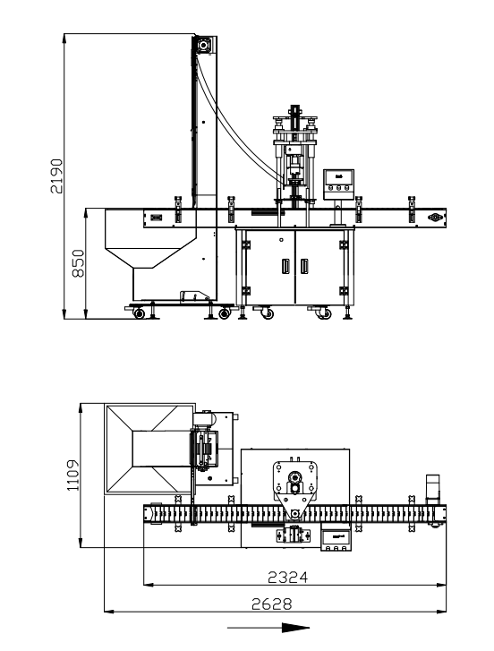 Single-Head Servo Capping -LPE-SCM01