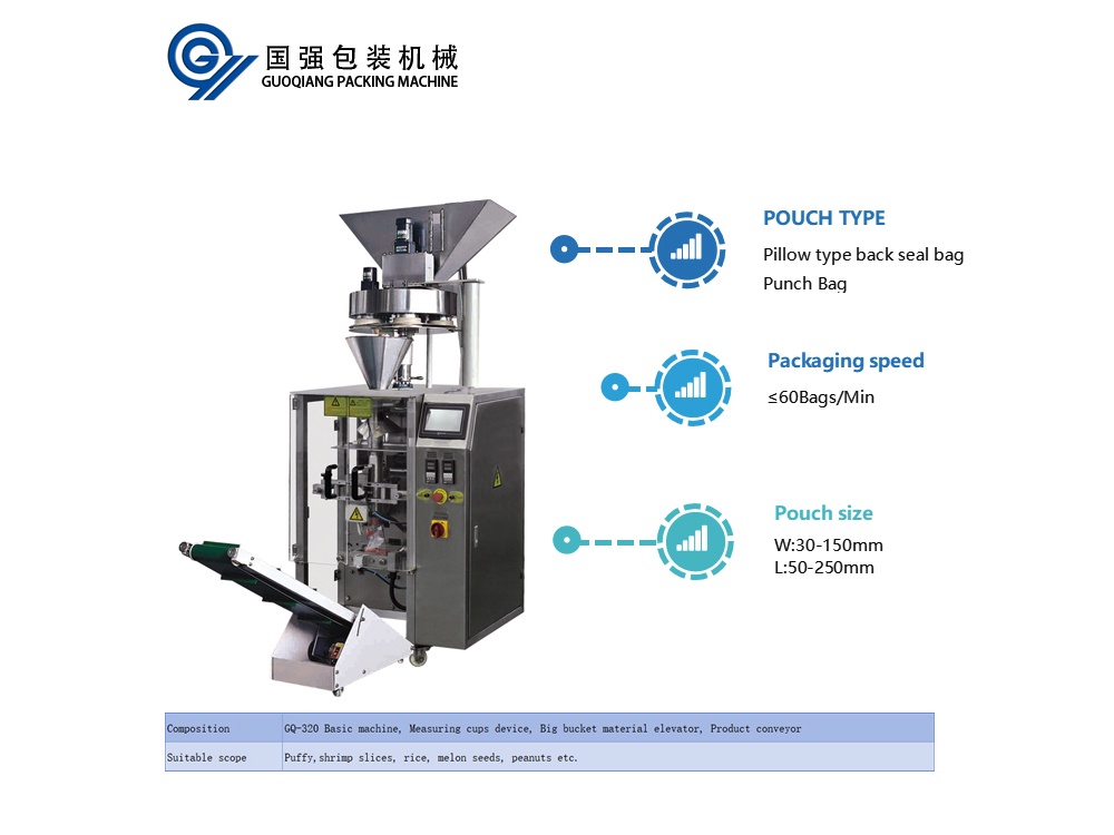 GQ-320 Vertical Form-fill-seal Packing Line