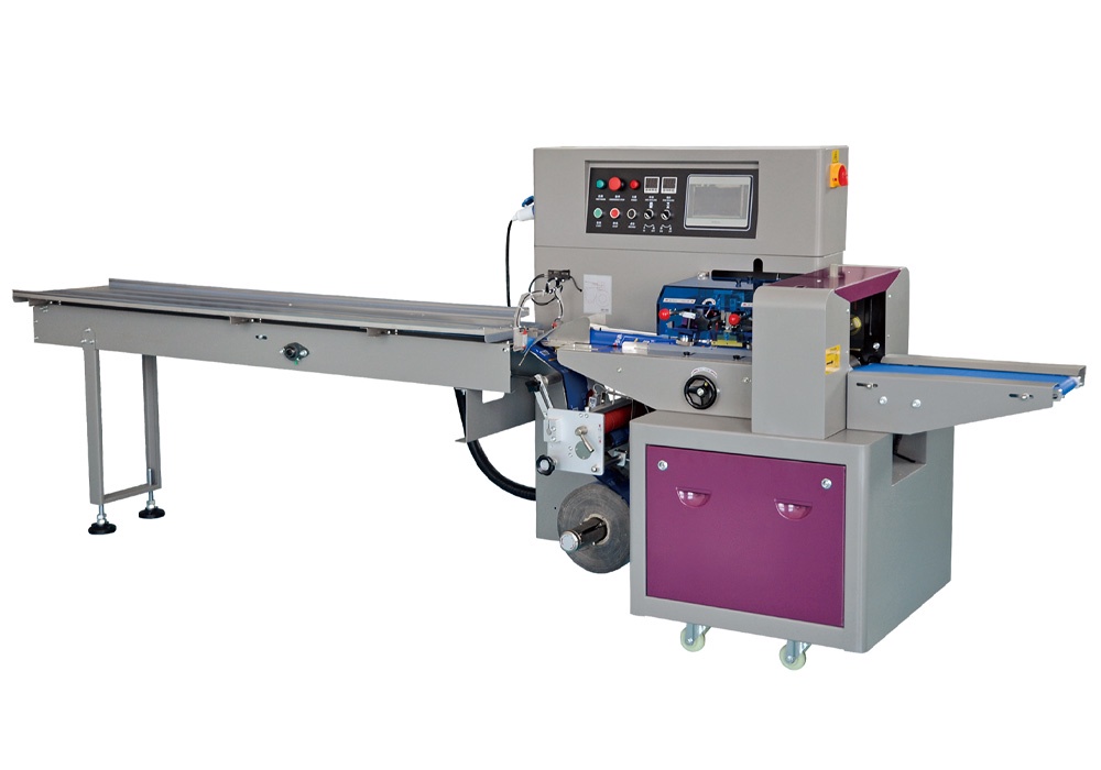  High-speed pillow-type bottom-fed paper packaging machine GQ-250X/350X/450X/600X