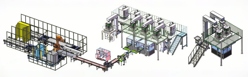Automatic packaging line