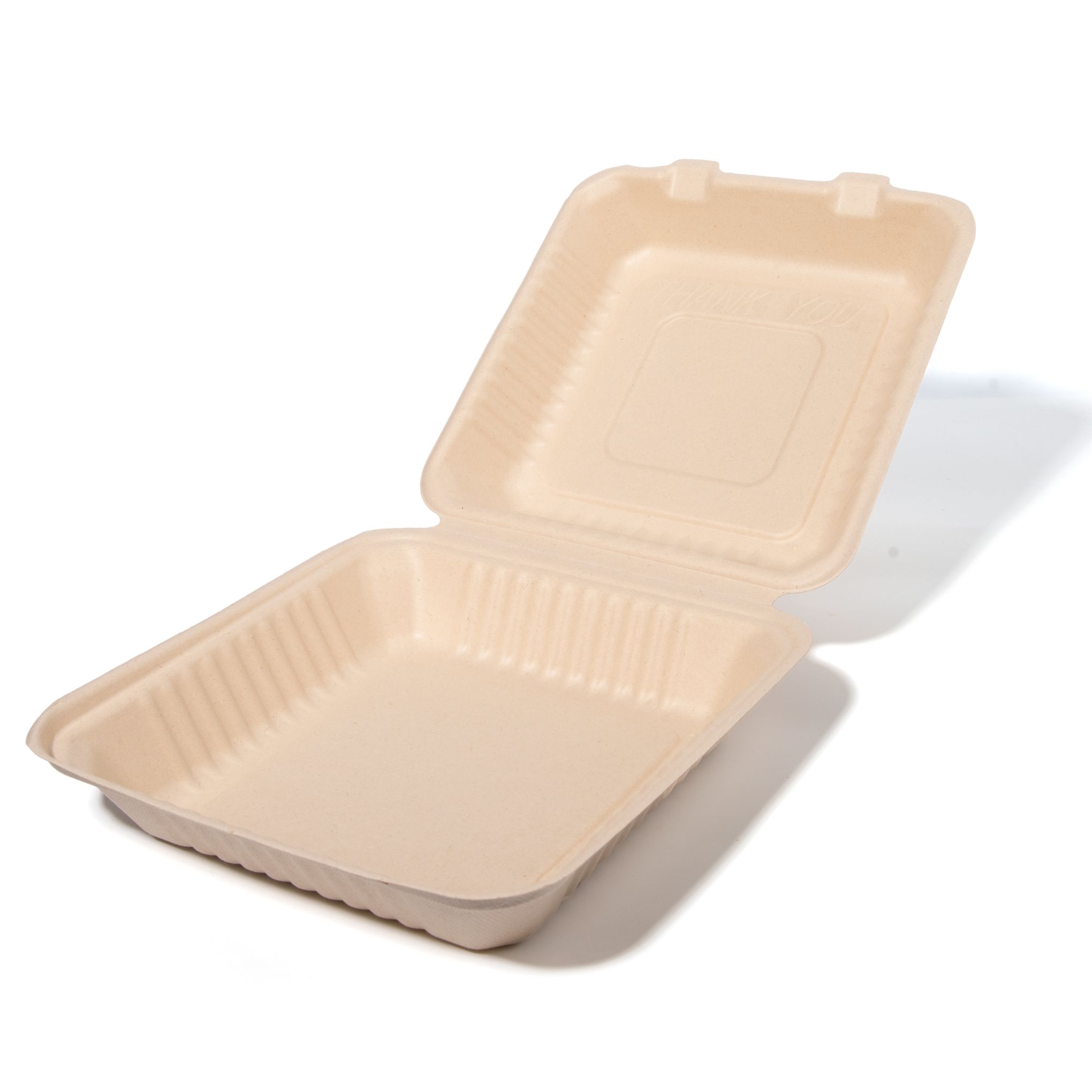 Cajas de embalaje de alimentos biodegradables de bagazo de caña de azúcar