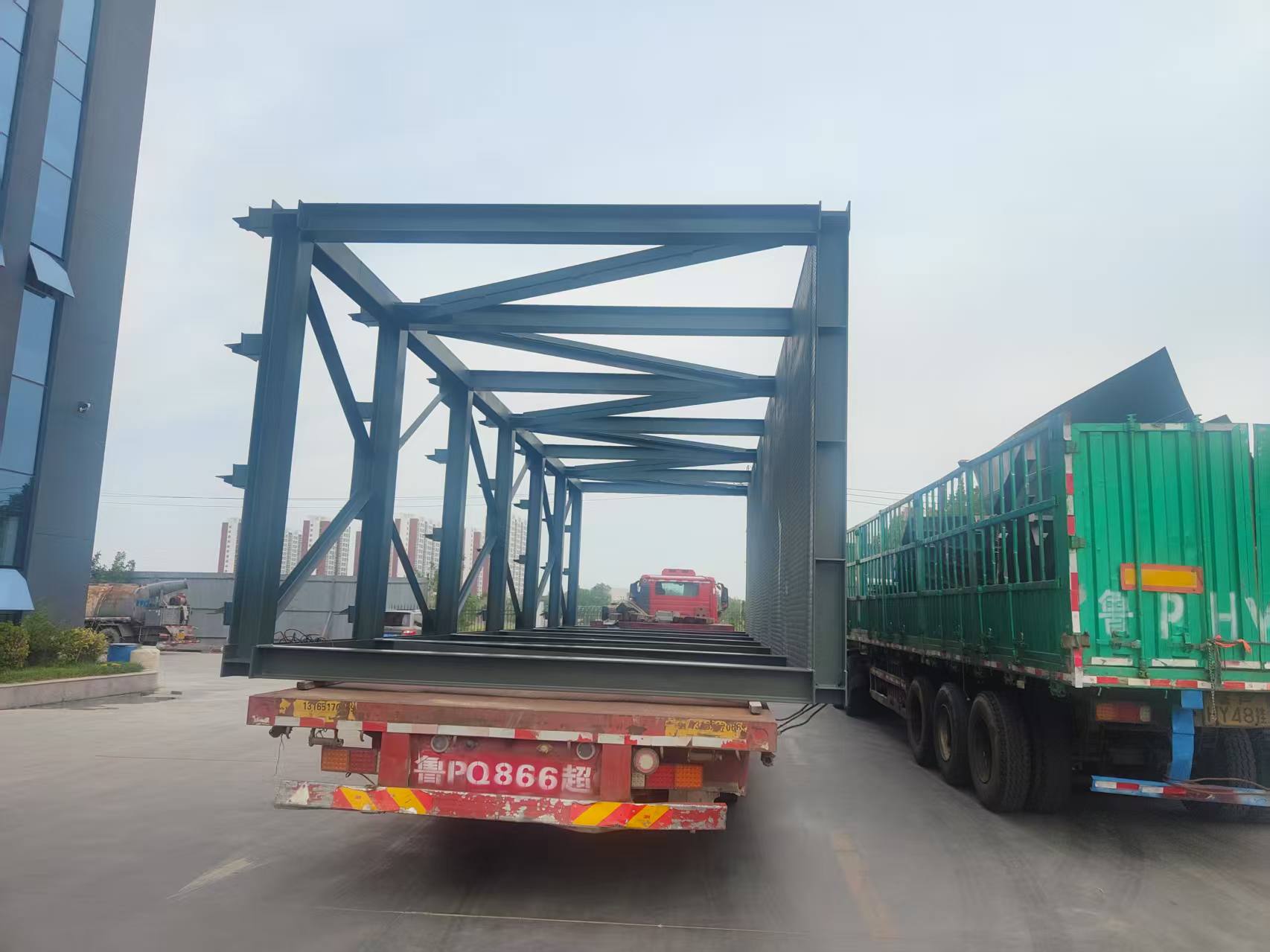 Steel structure of the clustering device