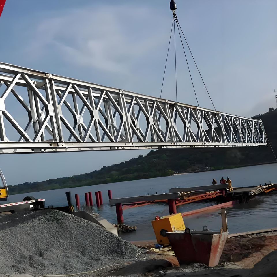 Heavy Duty Bailey Bridge - 12m Single/Double/Triple Truss, DIN/BS Compliance, Corrosion Resistant