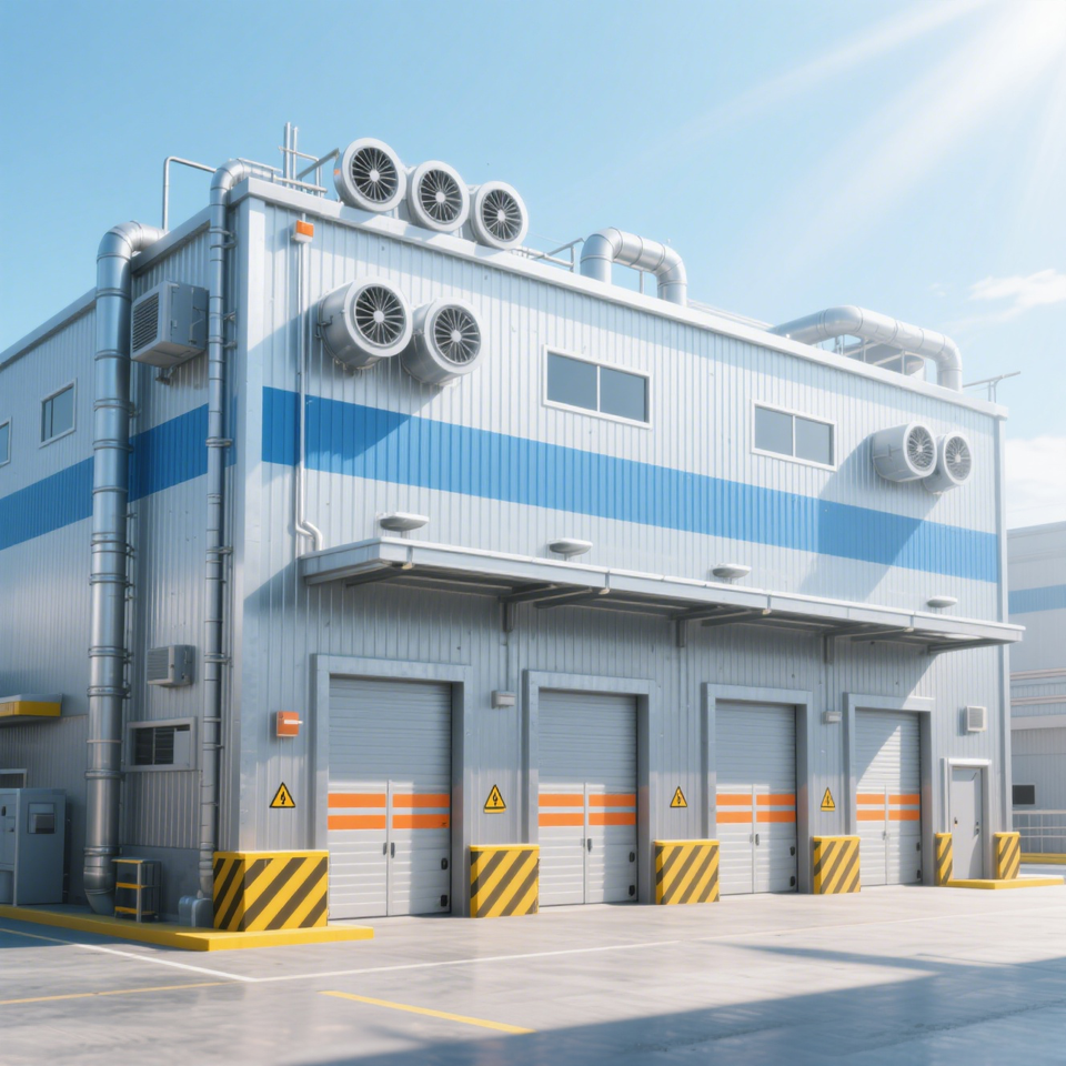 Steel Structure Cold Chain Cold Storage with Large-Span Design