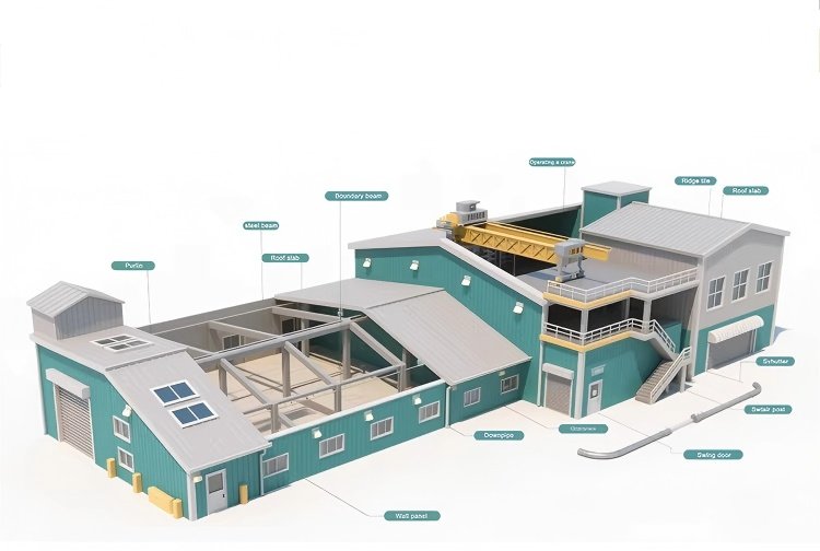 Steel Structure Cold Chain Cold Storage with Large-Span Design