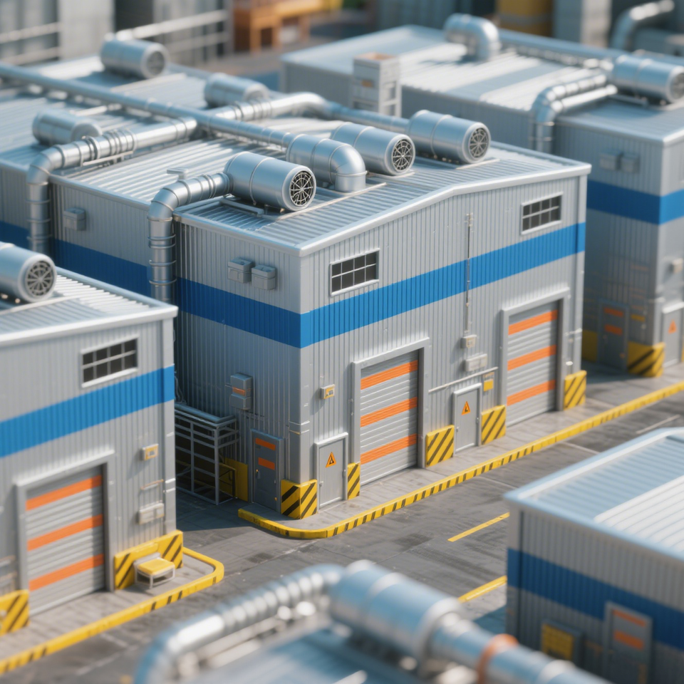 Superior Thermal Insulated Steel Structure Cold Storage for Supermarket Hall Warehouse Mall Workshop Farmhouse