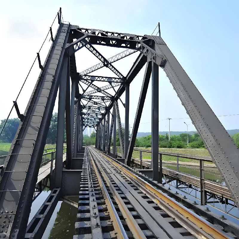 Steel Bridge Prefab Steel Truss Structure Bridge Design for Sale