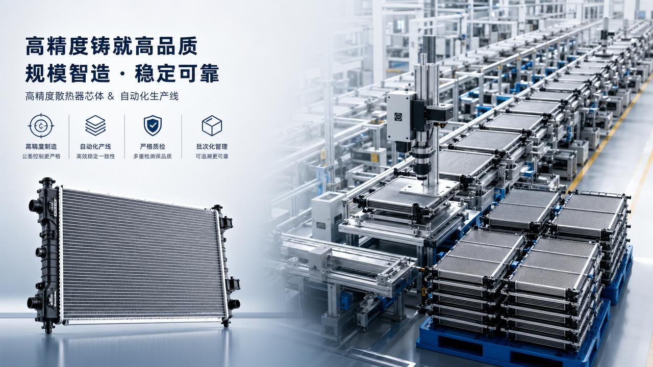How a Radiator Core Factory Handles Consistency at Scale