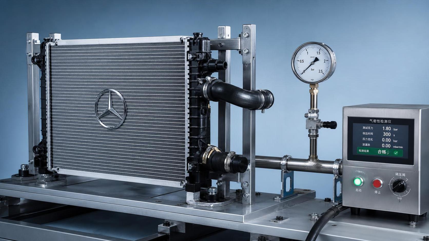 Mercedes Radiator Testing Methods Used to Check Pressure Resistance Mercedes Radiator Testing Methods Used to Check Pressure Resistance