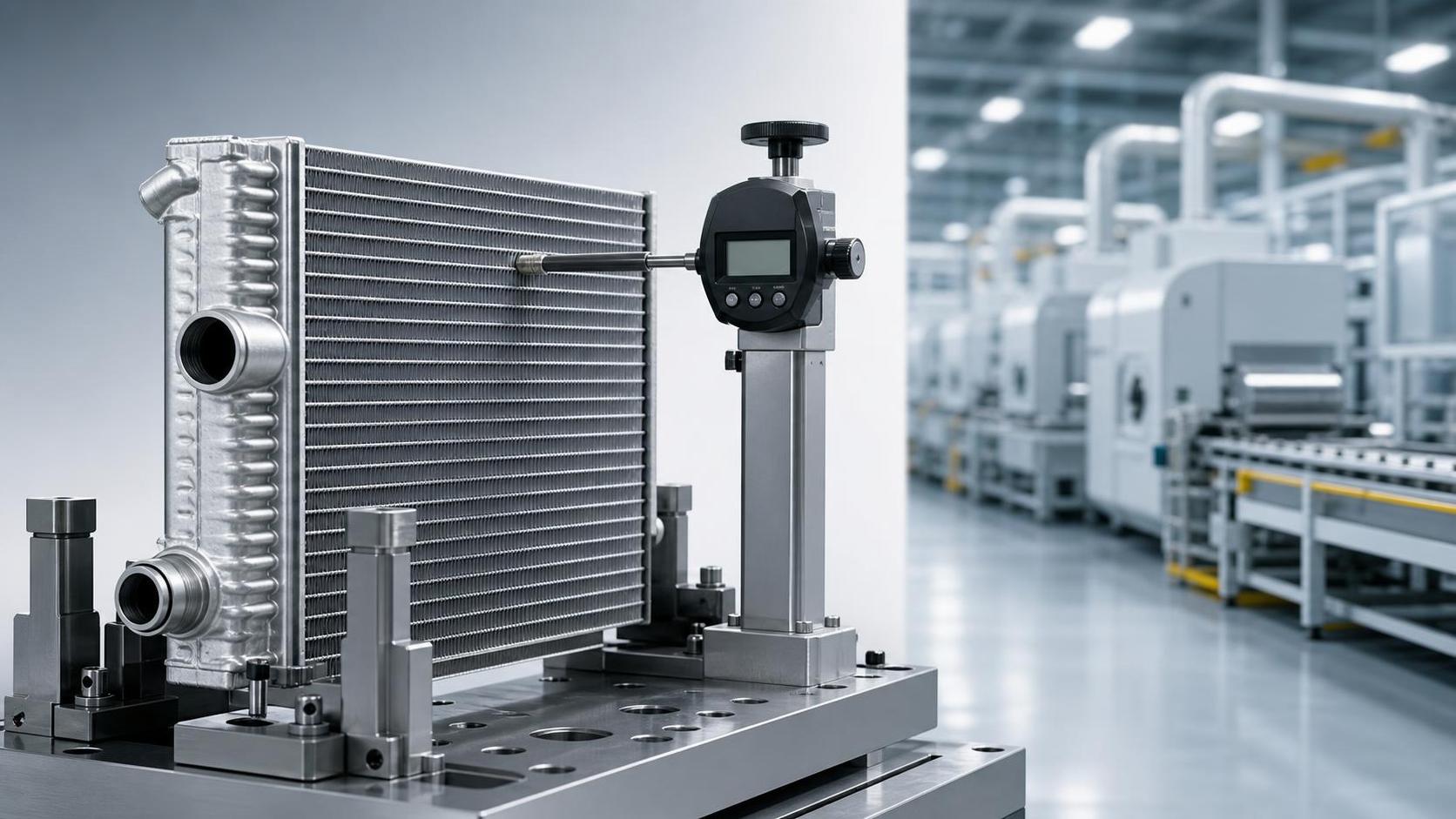 How a vehicle radiator supplier controls core thickness consistency