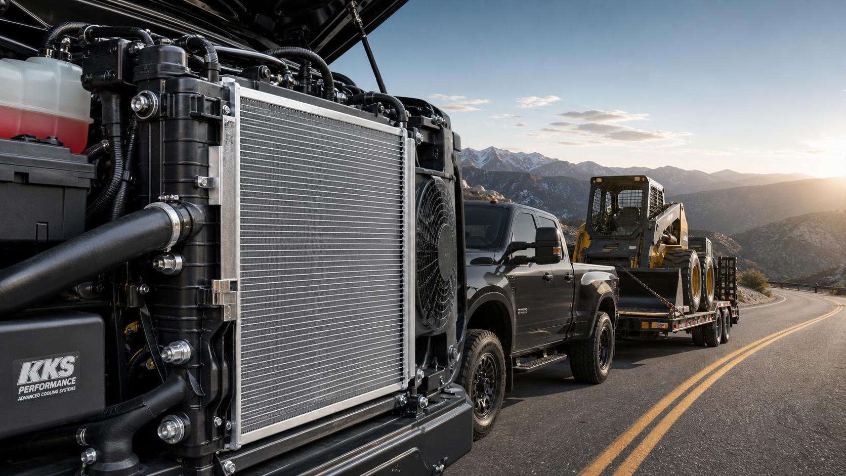 Are aftermarket truck radiators suitable for heavy-duty towing?