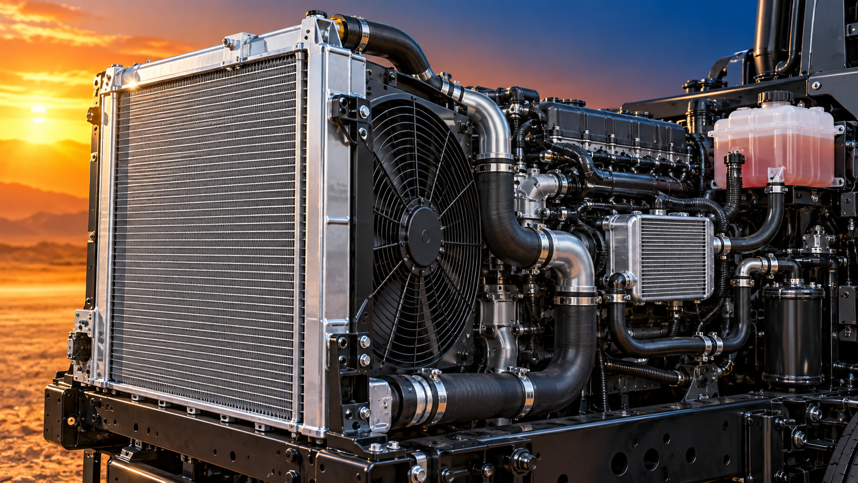 Choosing a Heavy duty truck radiator for high-ambient fleets