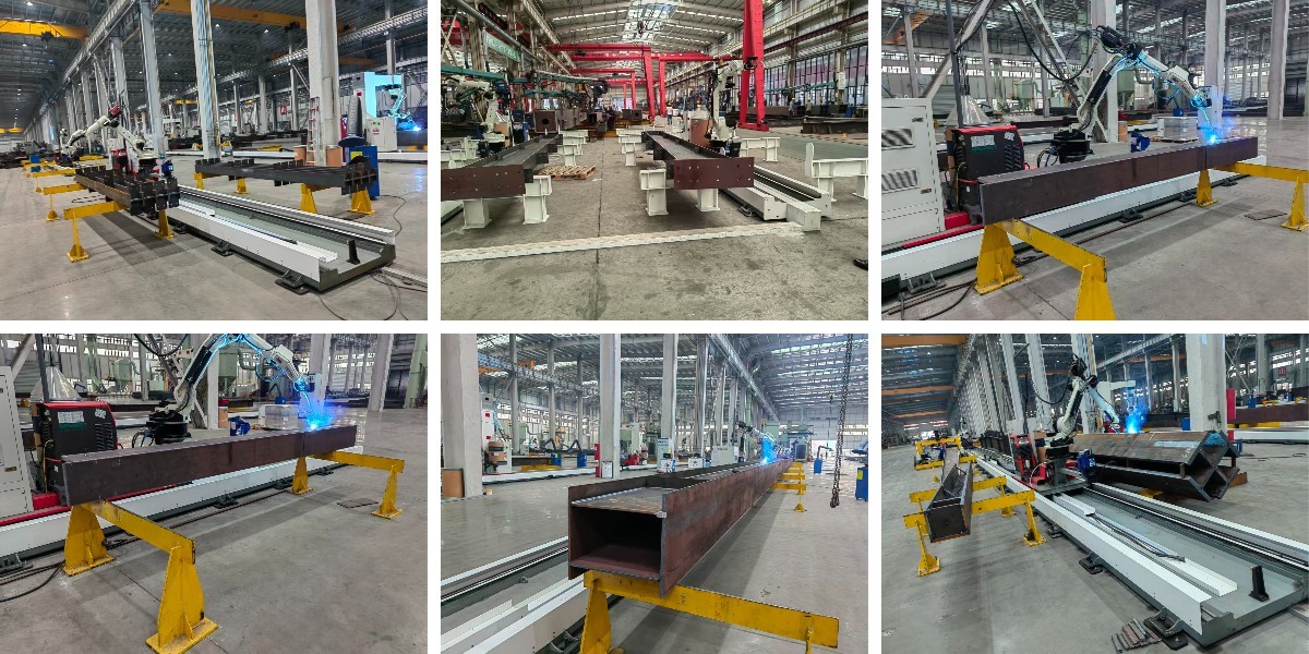 axis railway type welding robot