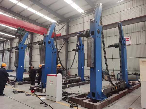 H beam Chain turnover machine