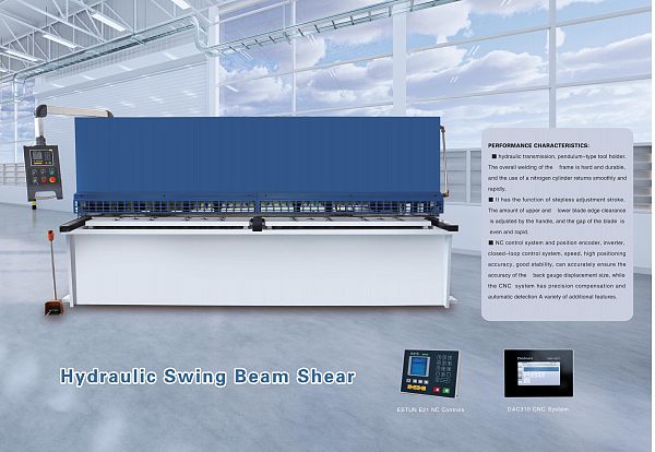 Hydraulic Swing Beam Shear