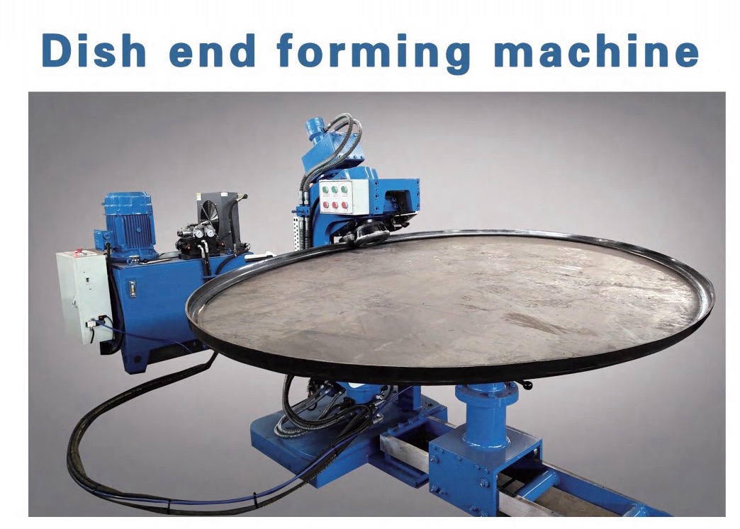 Dish end forming machine
