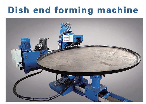 Dish end forming machine
