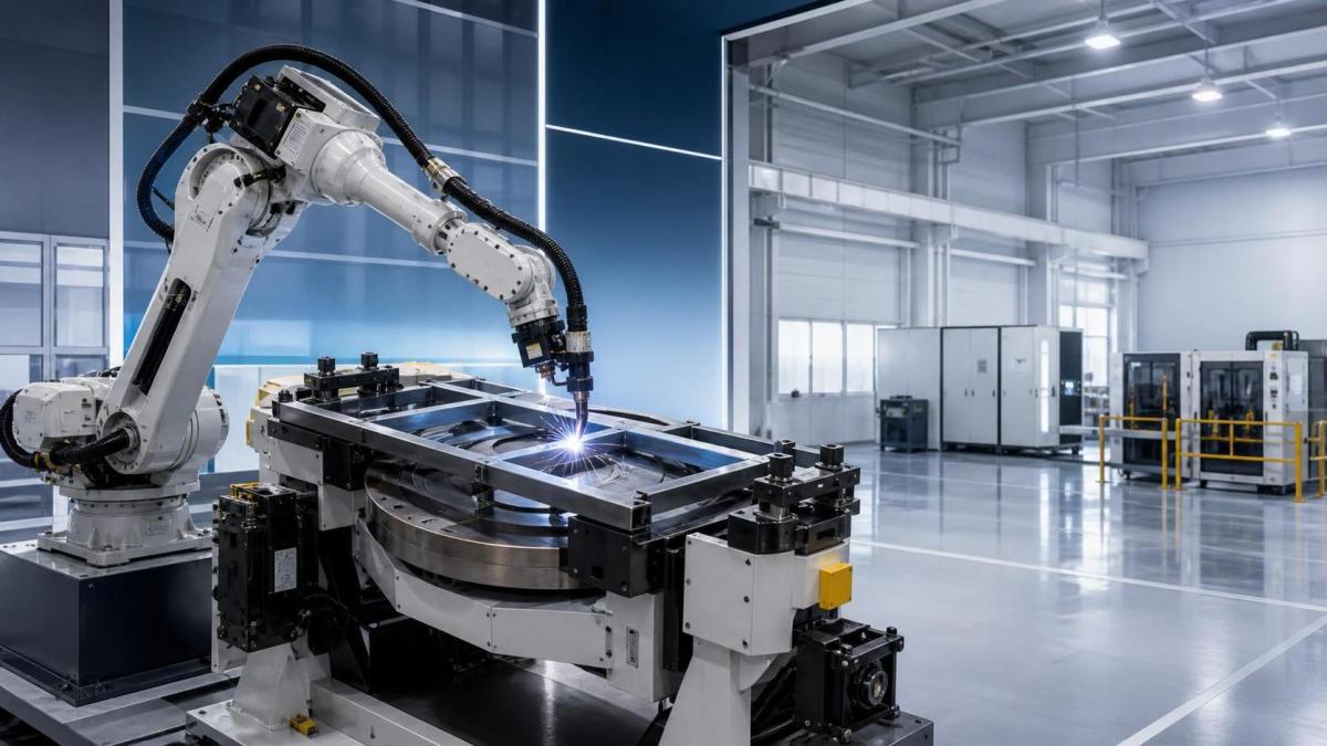 Can an automatic 7 axis welding robot handle changing weld positions? Can an automatic 7 axis welding robot handle changing weld positions?