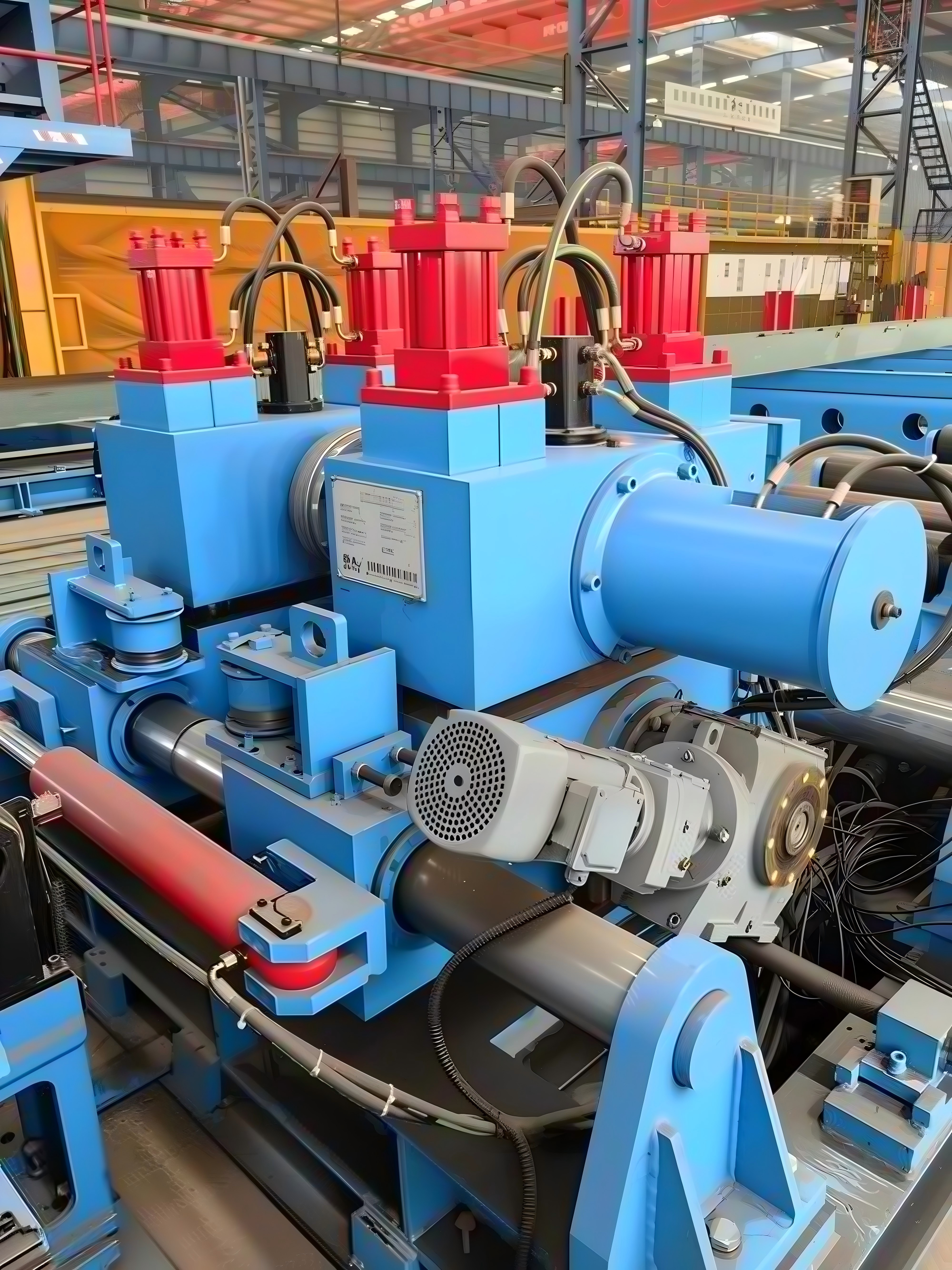 T beam flange chamfering machine