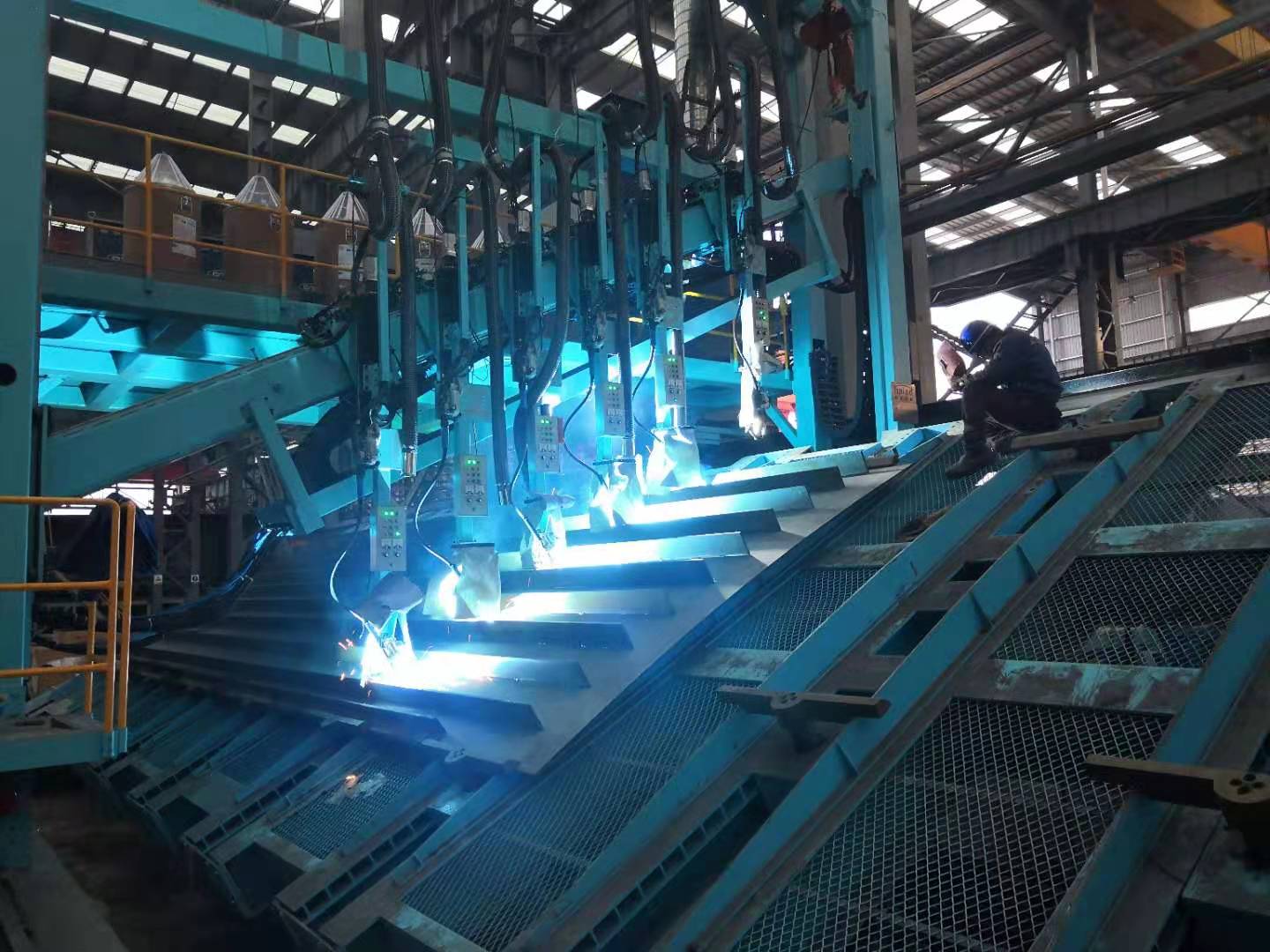 How to prevent weld tracking errors on a gantry T beam welding machine